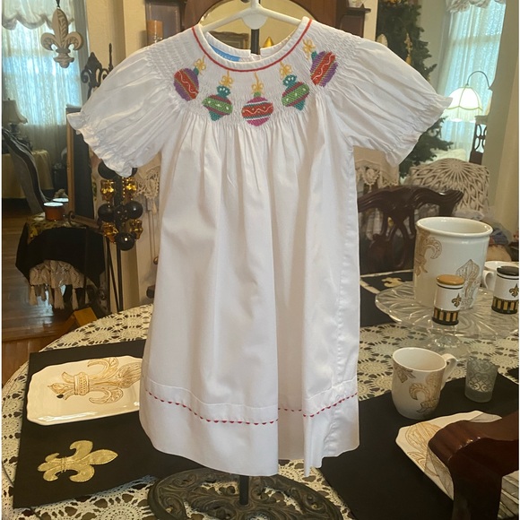 Anavini Smocked Infant Girls Dress size 18 months - Picture 1 of 16
